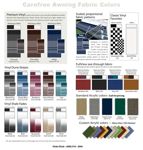 carefree awning aluminum fabric|carefree awning color chart.